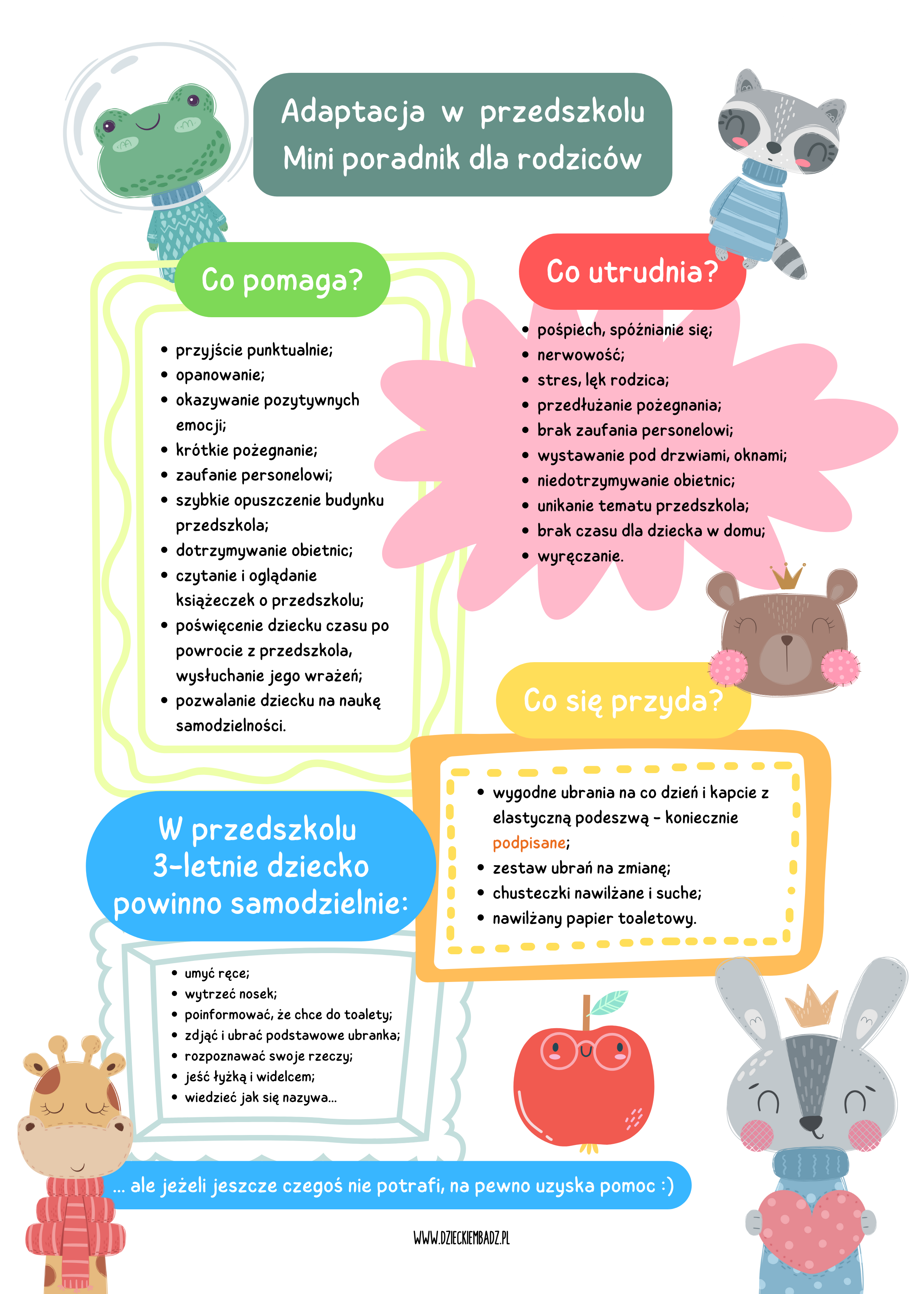 Adaptacja w przedszkolu